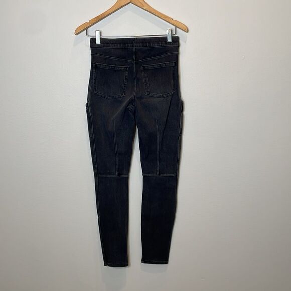 SPANX Jean-ish Cargo Pocket Ankle Leggings Small - Picture 5 of 9